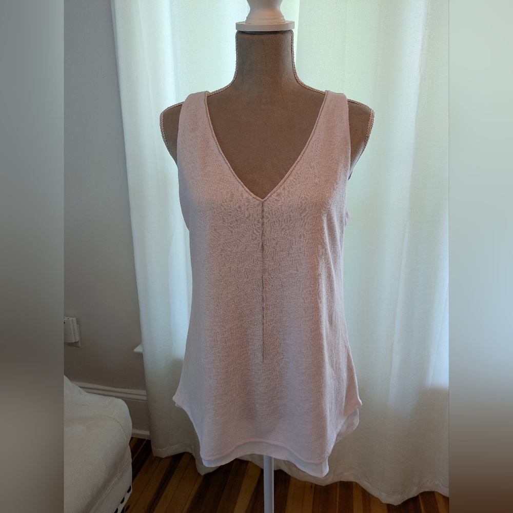 White Sleeveless Tank Top, NWOT